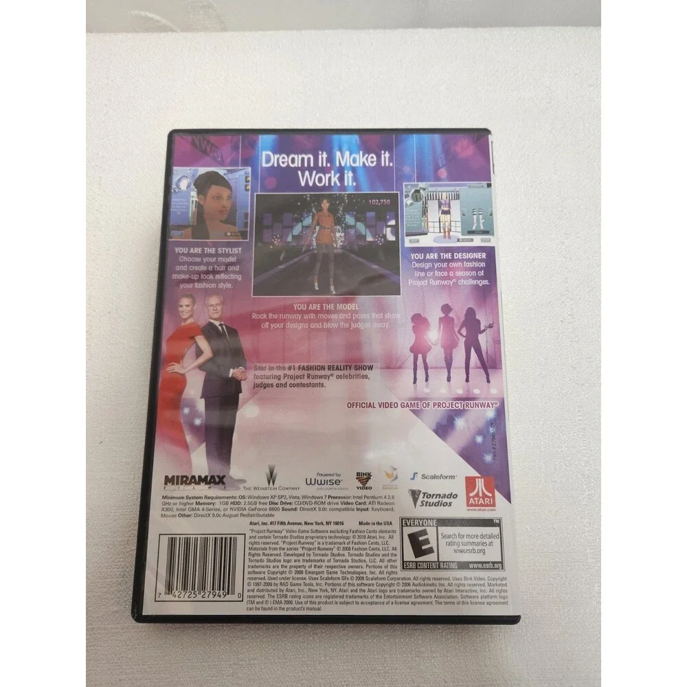 Sims 3 Expansion bundle( New) Sealed & Project runway PC Video Game (Open)